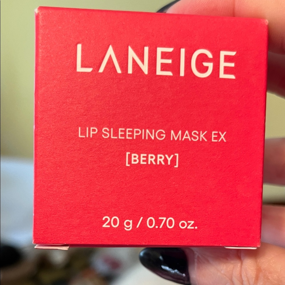 LANEIGE Lip Sleeping Mask EX - Vibrant Berry NIB with applicator